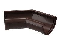 Угловой элемент желоба 135° Шоколад LUX (59072)