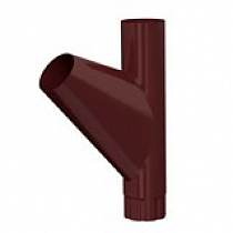 Тройник трубы D100 (ПЛД-02-8017-0,6) цв. коричневый (35763)